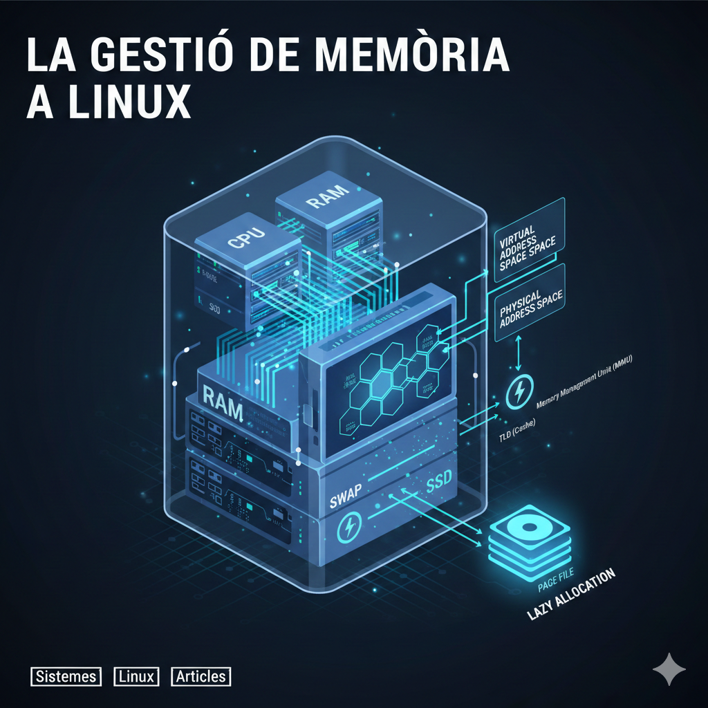 Featured image for La gestió de memòria a Linux